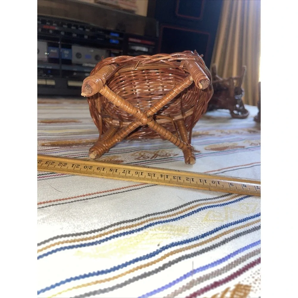 5 Piece Rattan Wicker‎ Doll Furniture Set